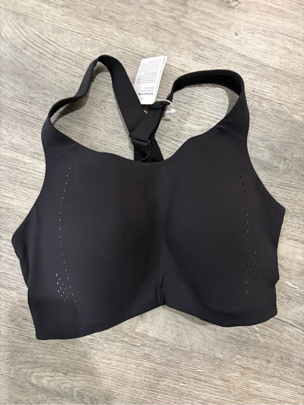 Lululemon Athletica AirSupport Bra In Black NWT 36DDD Running Gym Workout Wear